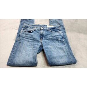 Rag & Bone Womens Size 27 Mid Blue Dre Low-Rise Slim Fit Boyfriend Jeans